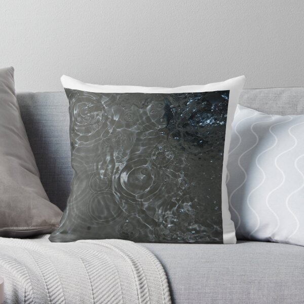 Bubbles in the Sink, Vancouver, British Columbia Throw Pillow