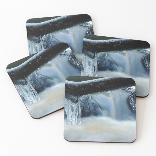 Item preview, Ice Drops Strathaven Waterfalls Scotland  designed and sold by Stephen  Hollas.