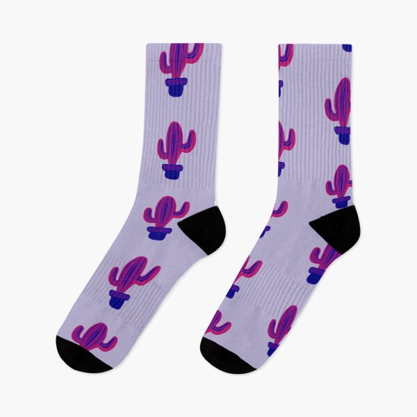 Item preview, Fluorescent cactus (pink and blue) designed and sold by Attenborough_Fan.