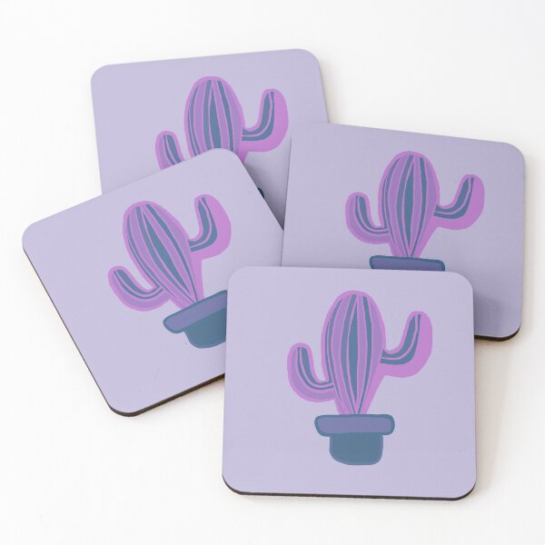Item preview, Pastel purple cactus designed and sold by Attenborough_Fan.
