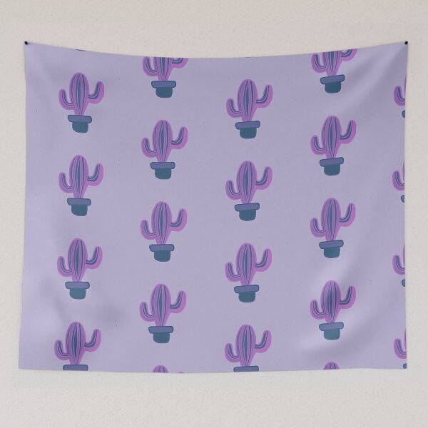 Item preview, Pastel purple cactus designed and sold by Attenborough_Fan.