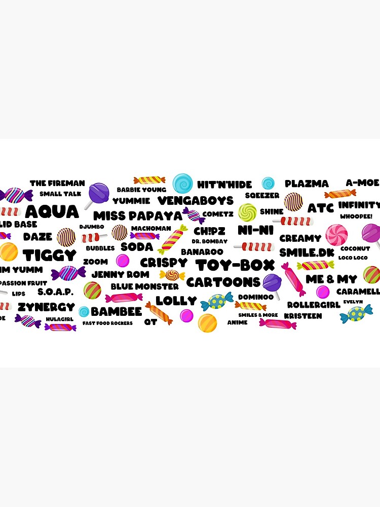 Bubblegum Dance Artist Candy Collage by bubblegumdancer