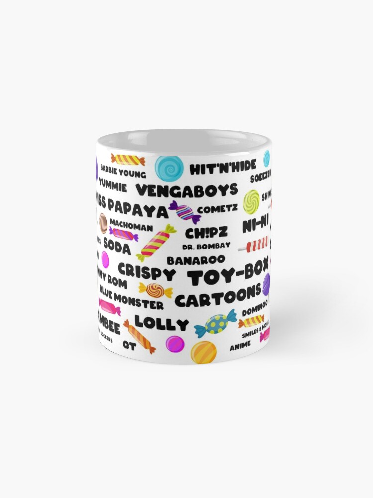 Alternate view of Bubblegum Dance Artist Candy Collage Coffee Mug