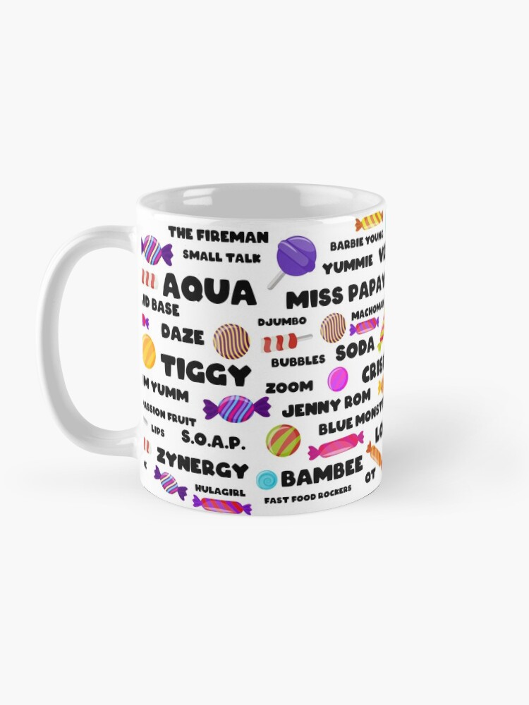 Alternate view of Bubblegum Dance Artist Candy Collage Coffee Mug