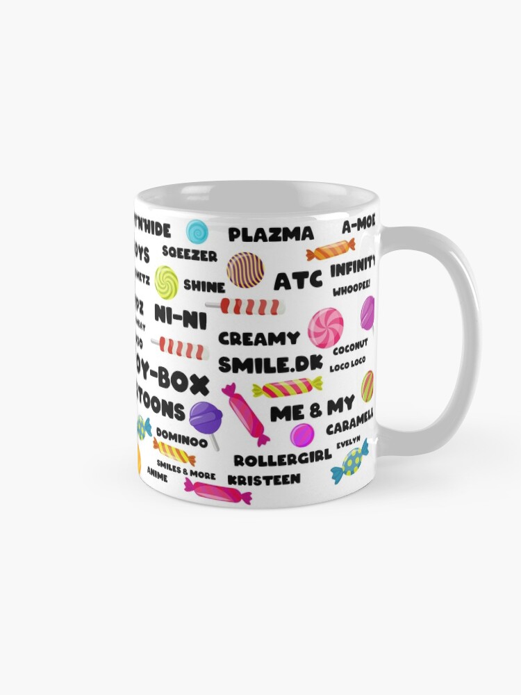 Alternate view of Bubblegum Dance Artist Candy Collage Coffee Mug