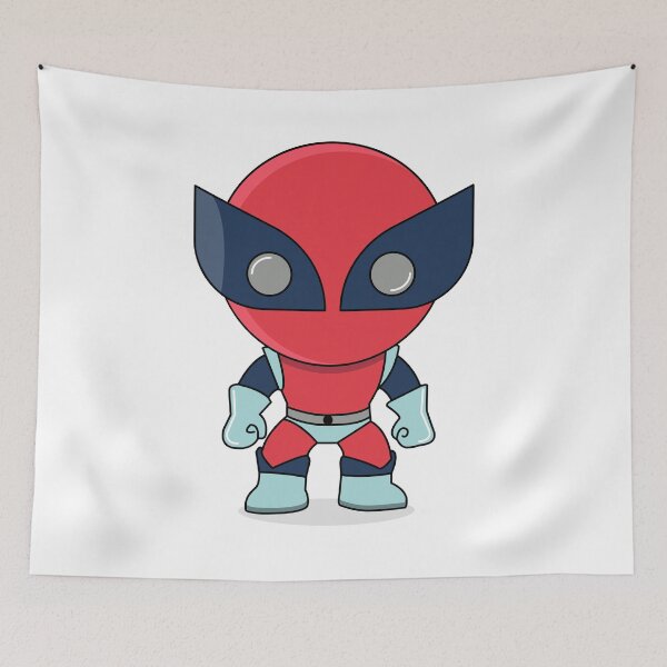 Item preview, Red Super Hero designed and sold by mlkdesignedlogo.
