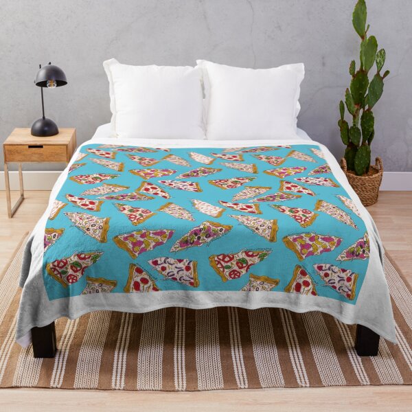 Item preview, Pizza Mix in Light Blue designed and sold by wolflenoa.