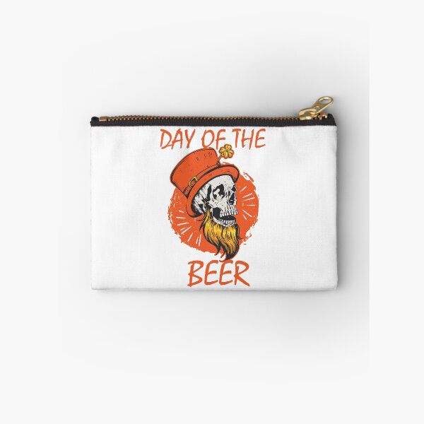 Item preview, Funny skull Day of the beer Saint patrick day tee designed and sold by TheFlipRepublic.