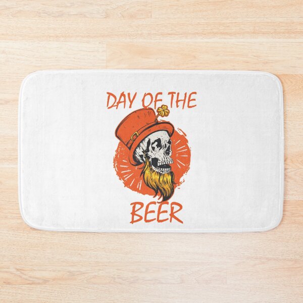 Item preview, Funny skull Day of the beer Saint patrick day tee designed and sold by TheFlipRepublic.