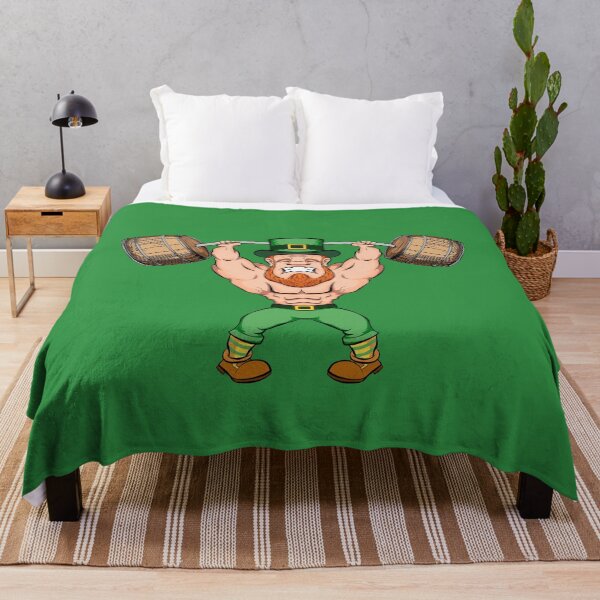 Item preview, Leprechaun gym fitness funny saint patricks designed and sold by V A R G A S S T Y L E.