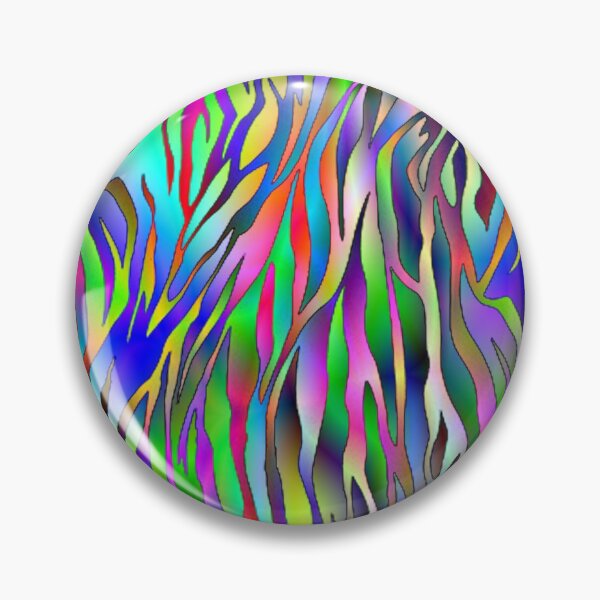 Item preview, Trippy Zebra rainbow pattern designed and sold by Crystalsgraphix.