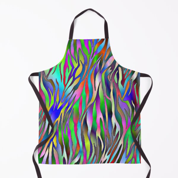 Item preview, Trippy Zebra rainbow pattern designed and sold by Crystalsgraphix.