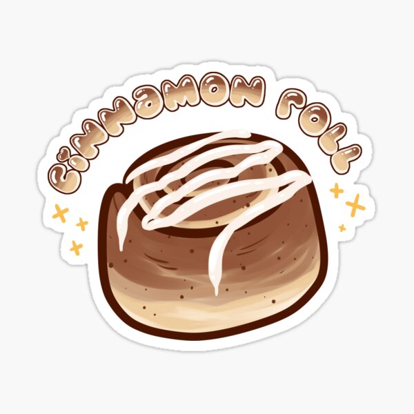 "Cinnamon Roll" Sticker by StormStarDragon Redbubble