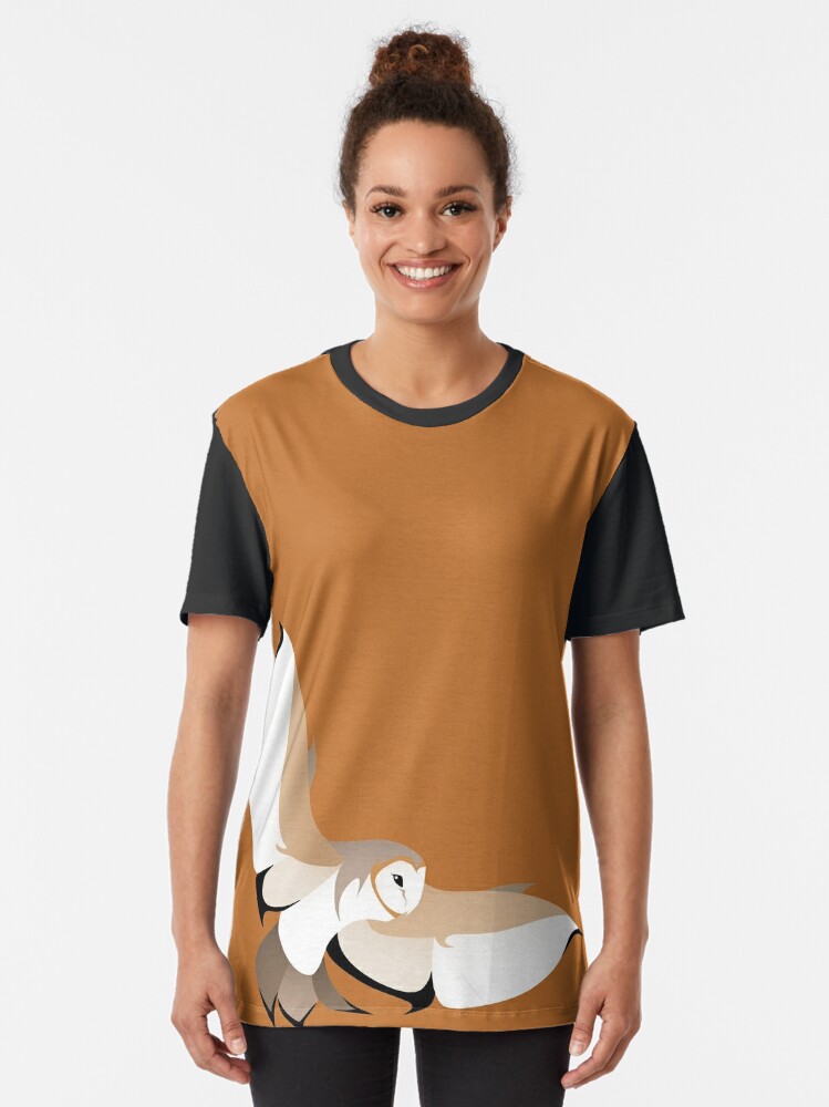 tan graphic tshirt