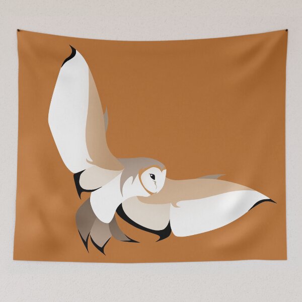 Item preview, Owl in Flight in Tan designed and sold by AnazenArt.