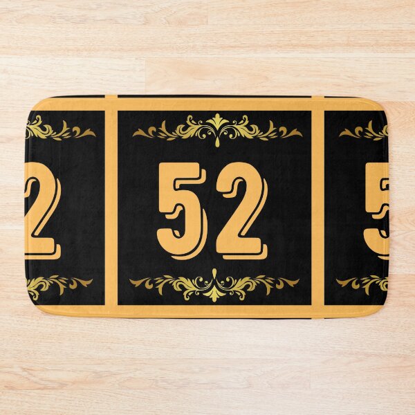 Item preview, Number 52 designed and sold by HappinessWorld.