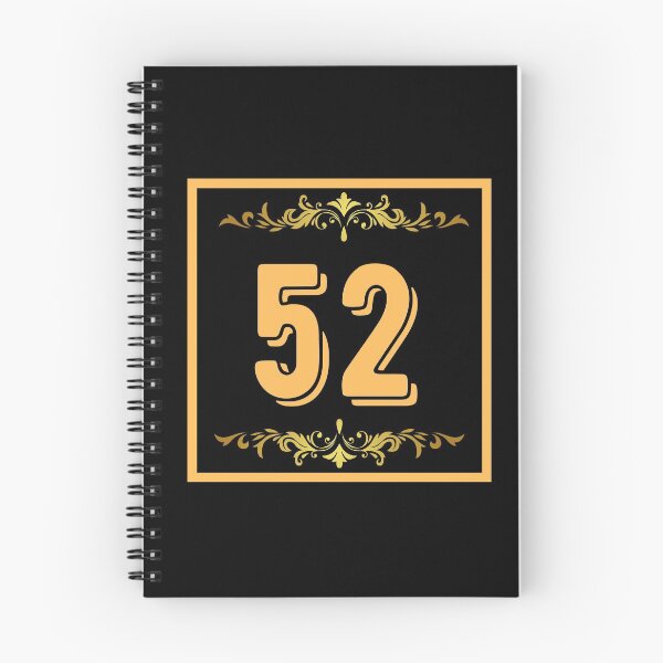 Item preview, Number 52 designed and sold by HappinessWorld.