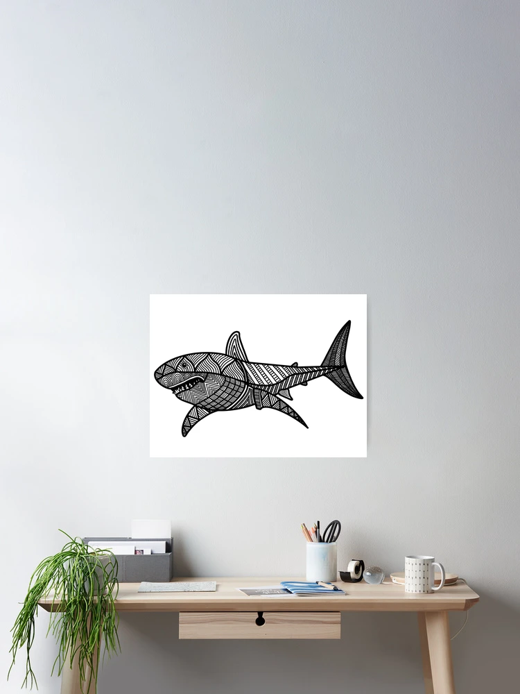 Shark Zentangle