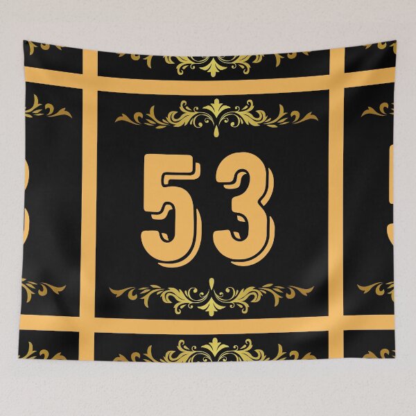 Item preview, Number 53 designed and sold by HappinessWorld.