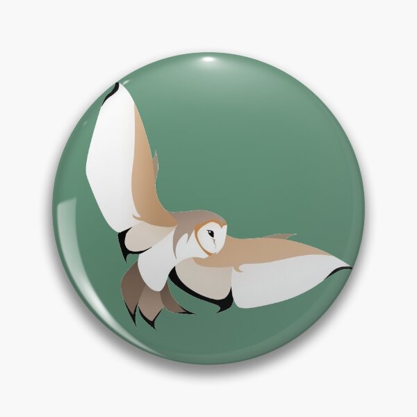 Item preview, Owl in Flight in Green designed and sold by AnazenArt.