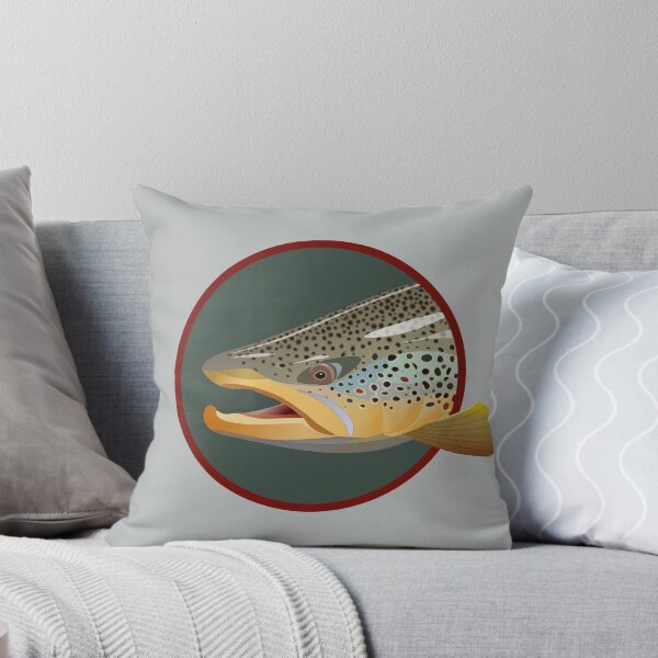 Item preview, Brown Trout Head designed and sold by hermitenvy.