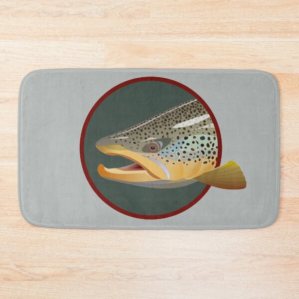 Item preview, Brown Trout Head designed and sold by hermitenvy.