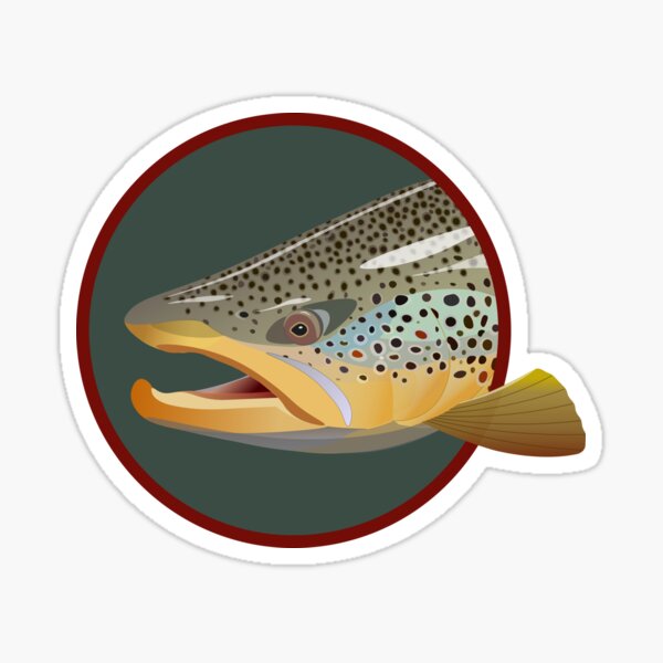 Trout Bum Stickers for Sale