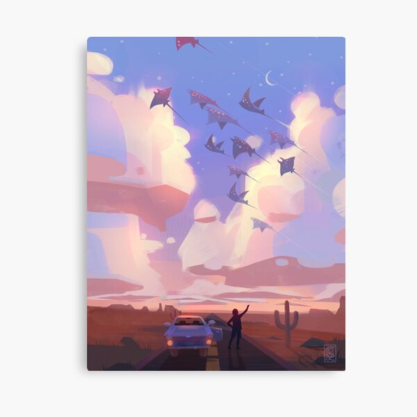 Twilight Rays Canvas Print