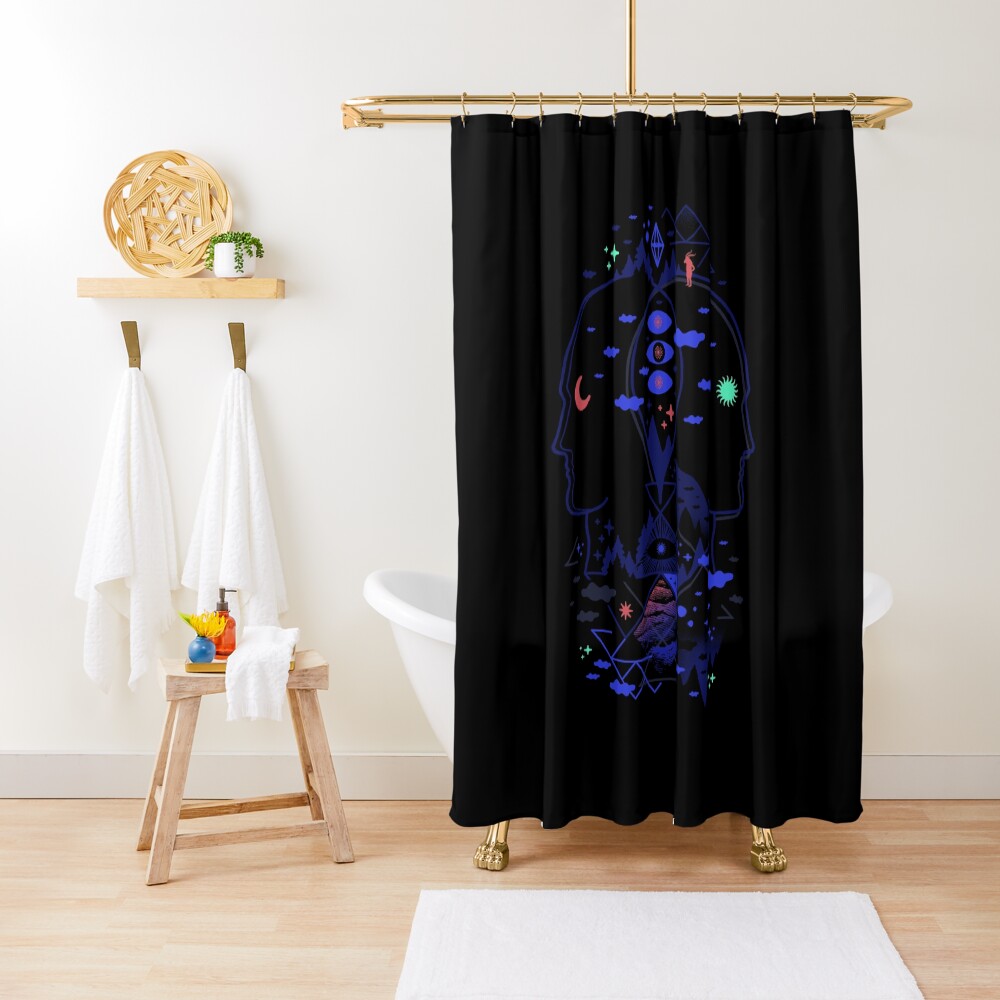 Individualistic Shower Curtain
