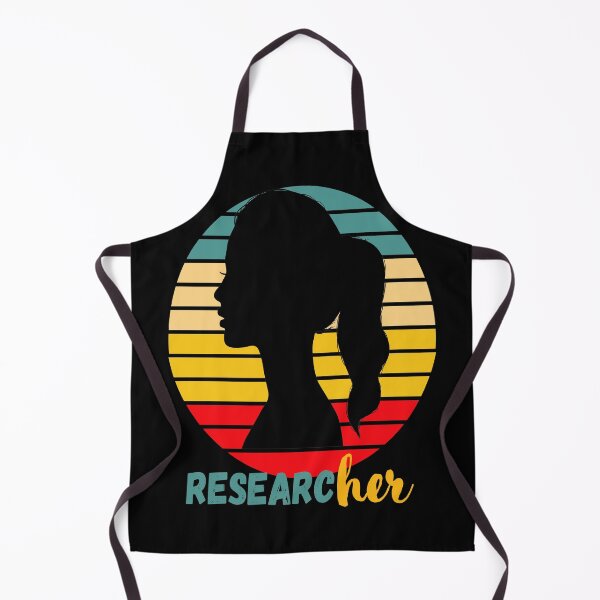 Item preview, RESEARCher FEMALE SCIENTIST SILHOUTTE MEDICAL LABORATORY SCIENTIST designed and sold by Hippiesole.