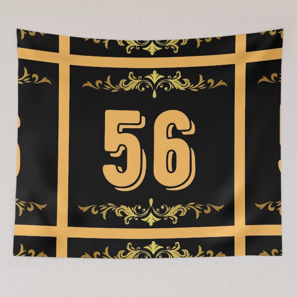 Item preview, Number 56 designed and sold by HappinessWorld.