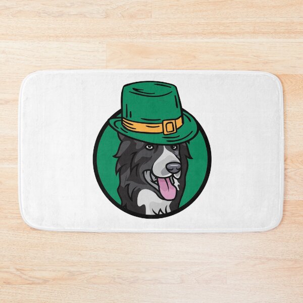 Item preview, Border Collie Leprechaun St Patricks Day Dog designed and sold by TheFlipRepublic.