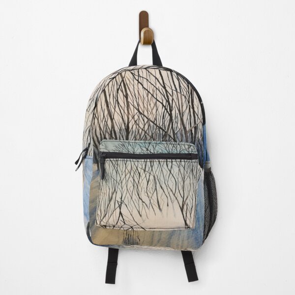 Item preview, Painting of trees in the winter sunshine and snow. designed and sold by esvb.