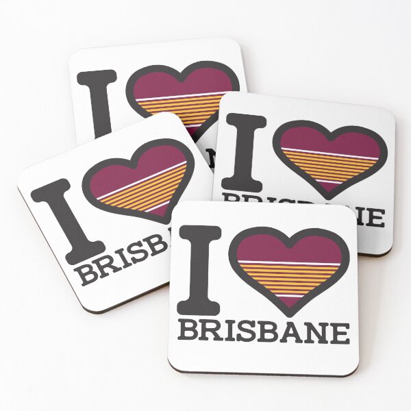 Item preview, “I love Brisbane” Apparels, Merchandise, T Shirts, Leggings, Skirt, Mask, Apron, Bags designed and sold by Ink Inc.