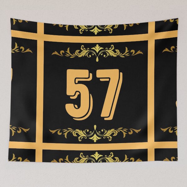 Item preview, Number 57 designed and sold by HappinessWorld.
