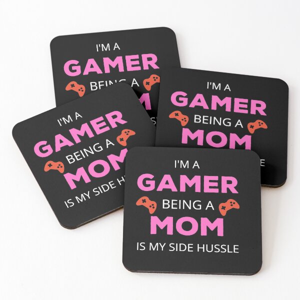 Item preview, I'm a Gamer Being A Mom Is My Side Hussle, Mother's Day gift for a gamer mom designed and sold by GulQari.