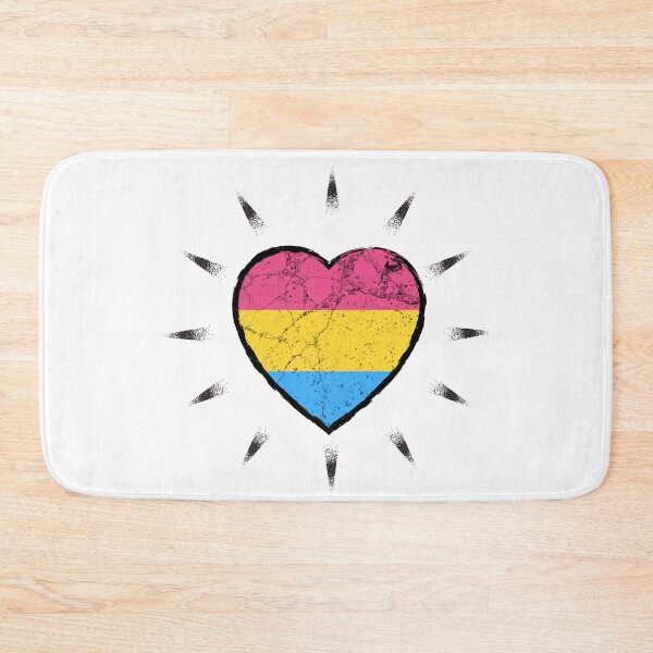 Item preview, Pansexual heart beats for diversity and pride | LGBTQ designed and sold by Petra Becker.
