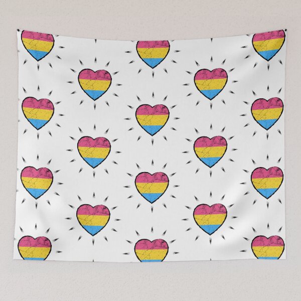 Item preview, Pansexual heart beats for diversity and pride | LGBTQ designed and sold by Petra Becker.