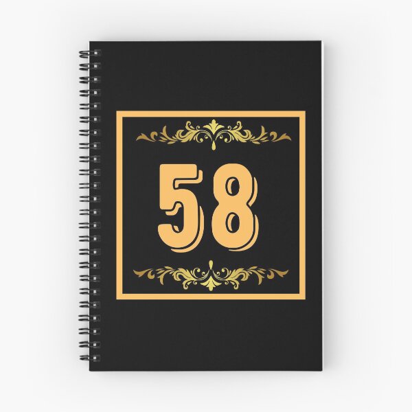 Item preview, Number 58 designed and sold by HappinessWorld.