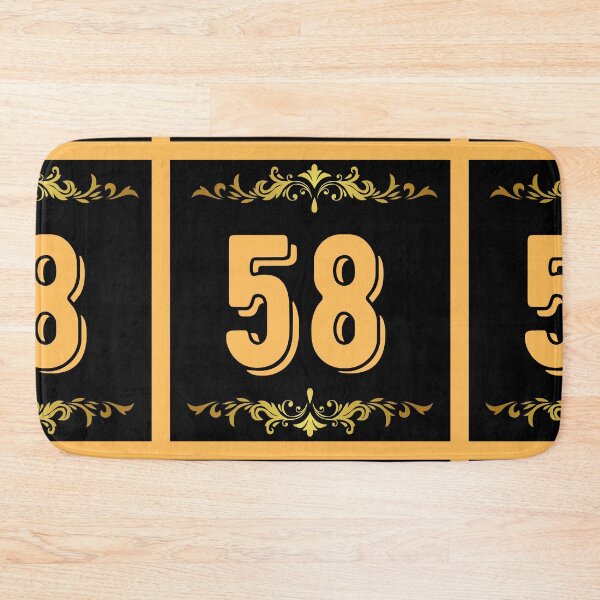 Item preview, Number 58 designed and sold by HappinessWorld.