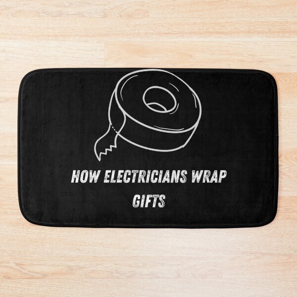 Item preview, How Electricians Wrap Gifts designed and sold by Kroop.
