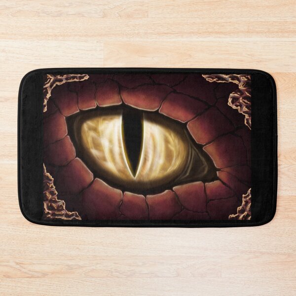 Item preview, Gold Dragon Eye Fantasy Painting Colorful Digital Illustration designed and sold by Justin Fowler Art.