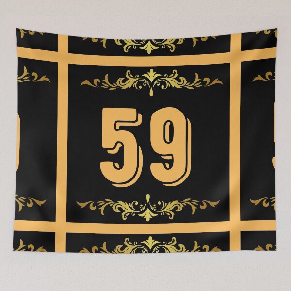 Item preview, Number 59 designed and sold by HappinessWorld.