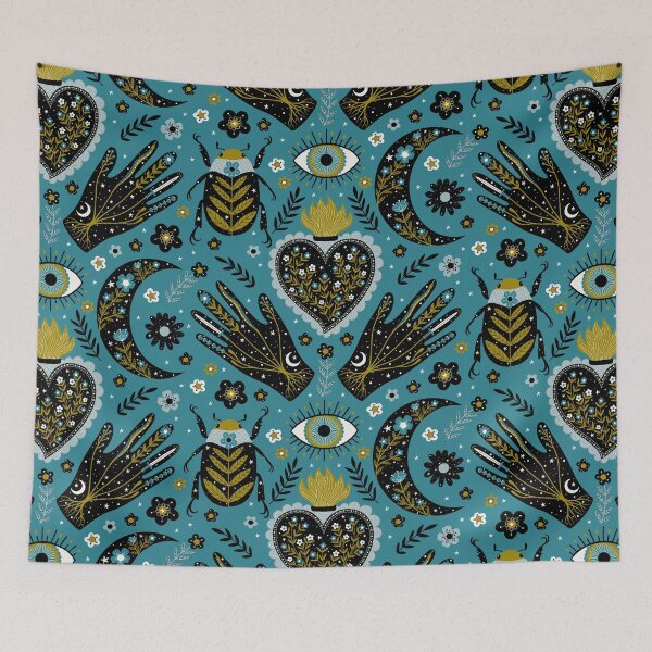 Item preview, Magical Floral Talismans Pattern designed and sold by BexMorleyArt.
