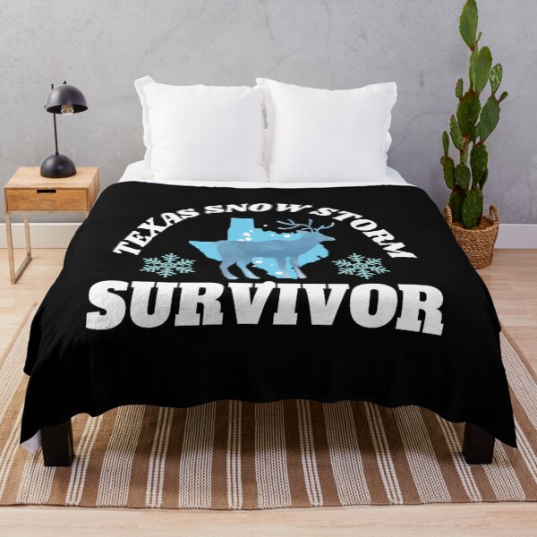 Item preview, OH Deer 2022 Texas Winter Survivor Blue designed and sold by SeaNympth.