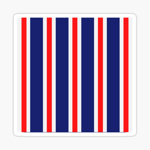 Vista previa del artículo con la obra «Rojo blanco azul», diseñado y vendido por RFCZines.
