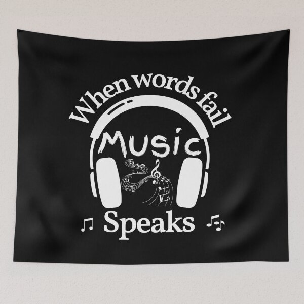 Item preview, When Words Fail Music Speaks designed and sold by Johan Liebert.