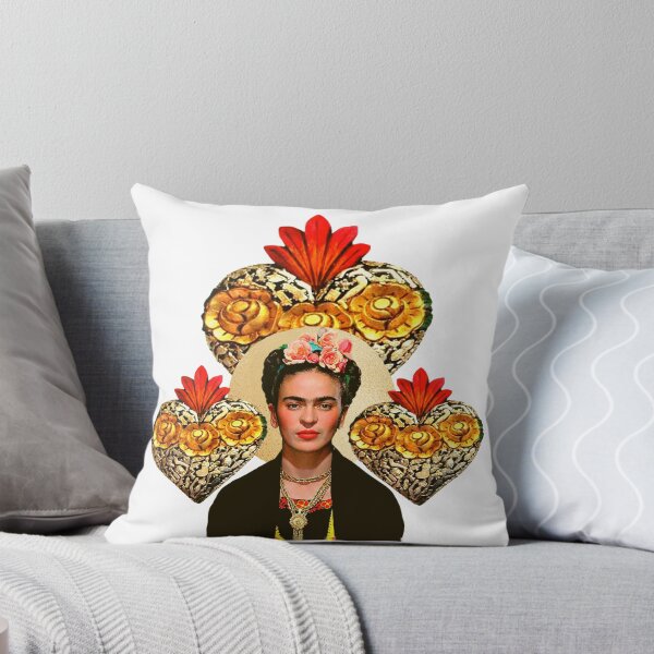 Artikelvorschau, Frida Kahlo Blumen und heiliges Herz entworfen und verkauft von Adriana C (All about Frida).