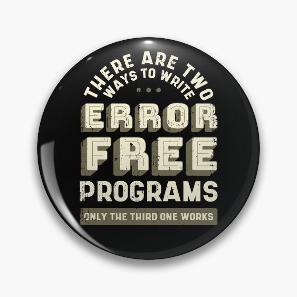 Item preview, Funny Programmer Error Free Programs Quote designed and sold by Piztees.