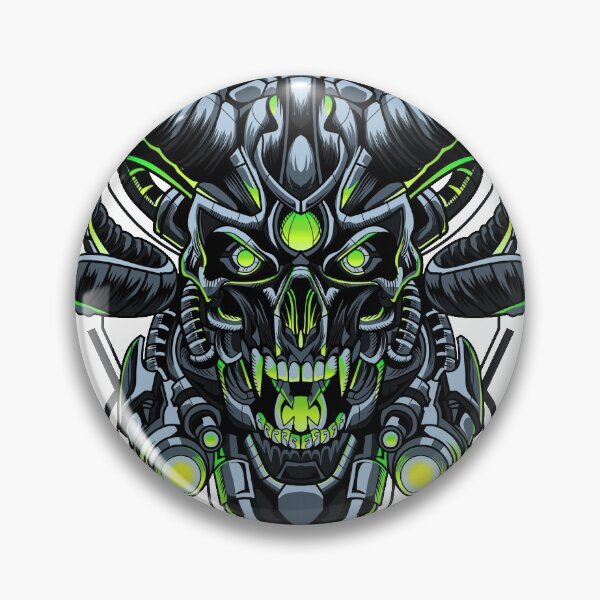 Item preview, Skull Cyborg designed and sold by Inkzting.